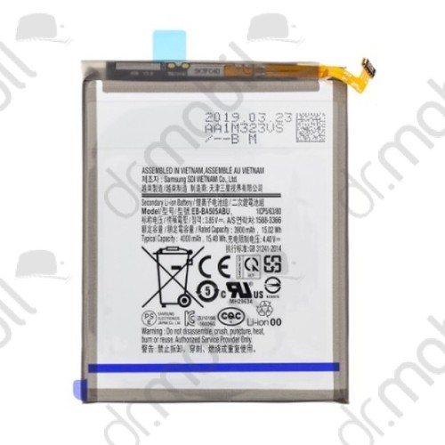 Akkumulátor Samsung Galaxy A51 (SM-A515F) 4000 mAh Li-iON (EB-BA515ABY / GH82-21668A kompatibilis, OEM jellegű)
